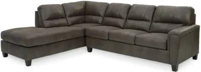 Kiri Sleeper Sectional Left Chaise - Smoke