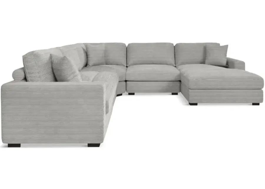 Amora 5 Piece Modular Sectional - Right Chaise