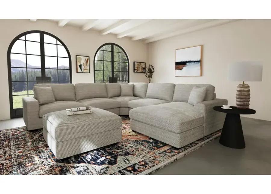 Amora 5 Piece Modular Sectional - Right Chaise