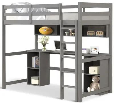 Scout Loft Bed With Desk And Ladder