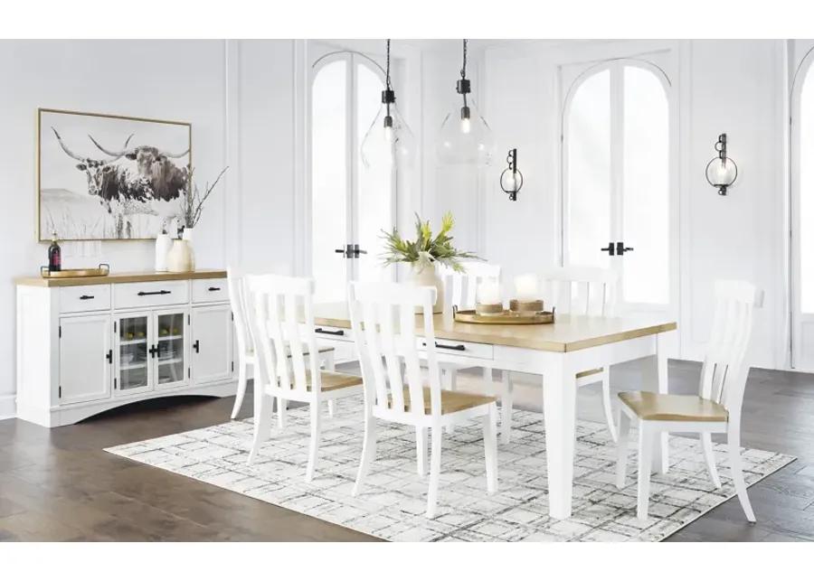 Buena Vista Dining Table And 4 Dining Chairs