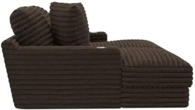 Portia Sectional - Chocolate