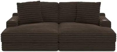 Portia Sectional - Chocolate