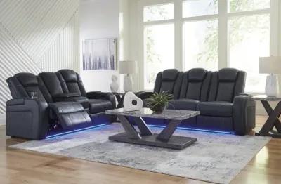 Astro Sofa And Loveseat Set - Sapphire