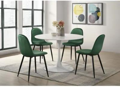 Harvey Table With 4 Ivy Green Chairs