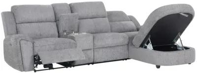 Maya 4 Piece Power Reclining Sectional with Right Chaise- 