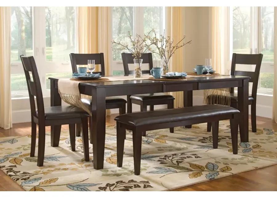 Lincoln Table With 4 Chairs And Bench