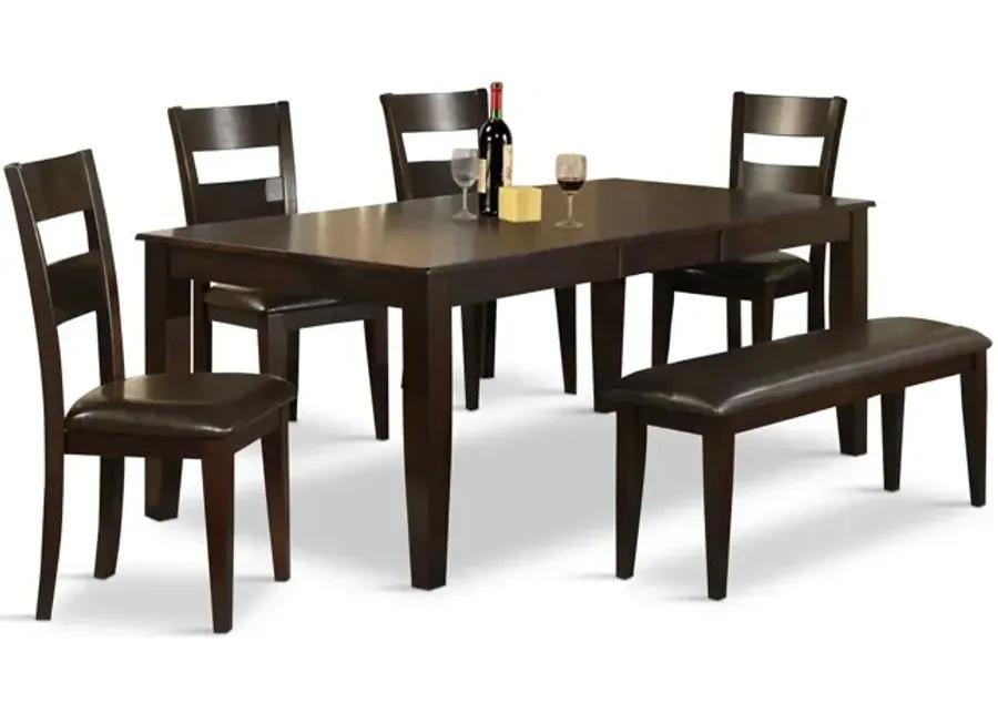 Lincoln Table With 4 Chairs And Bench