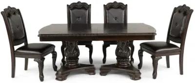 Lasalle Formal Dining Table With 4 Side Chairs