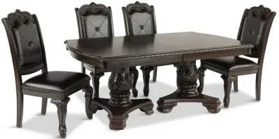 Lasalle Formal Dining Table With 4 Side Chairs