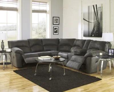 Tambo 2 Piece Reclining Sectional - Pewter