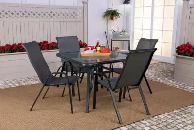 Park Avenue 5 Piece Patio Dining Set - Grey