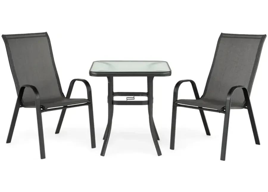 Park Avenue 3pc Bistro Dining Set - Grey