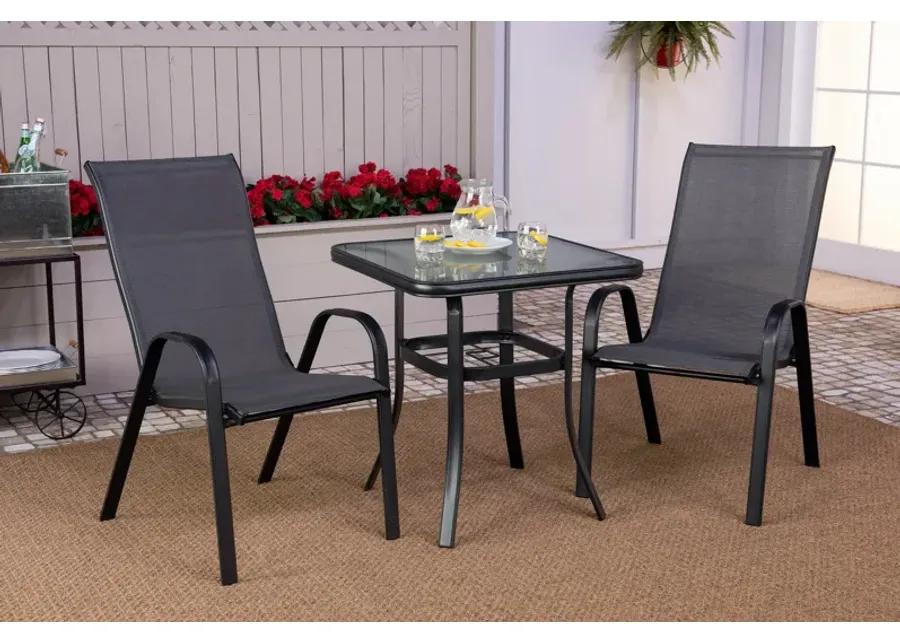 Park Avenue 3pc Bistro Dining Set - Grey