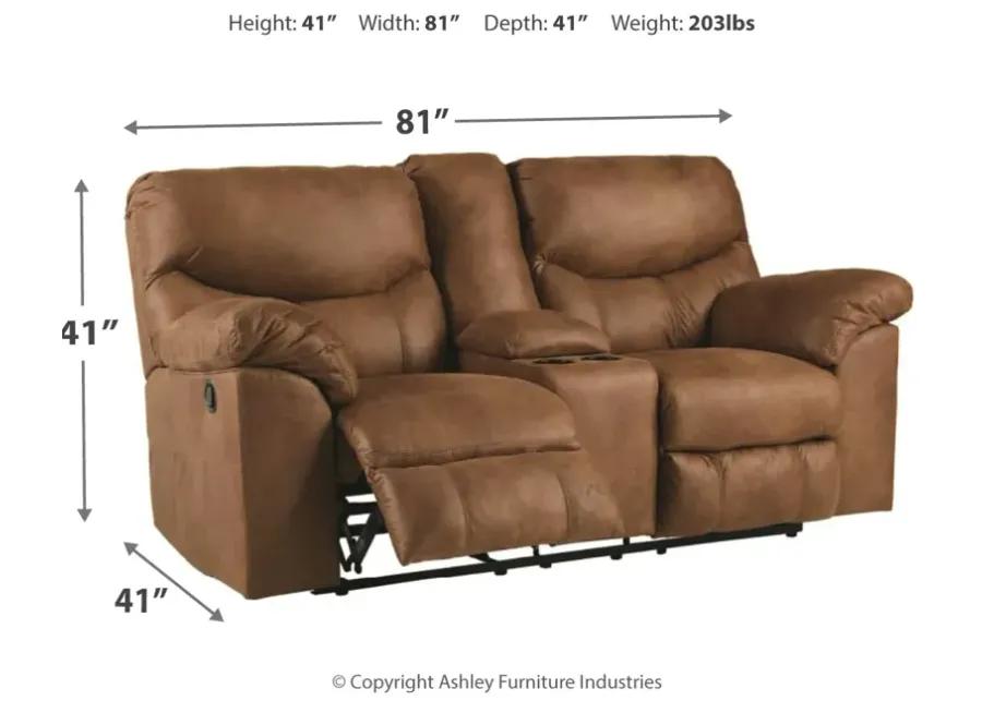 Boxberg Reclining Console Loveseat