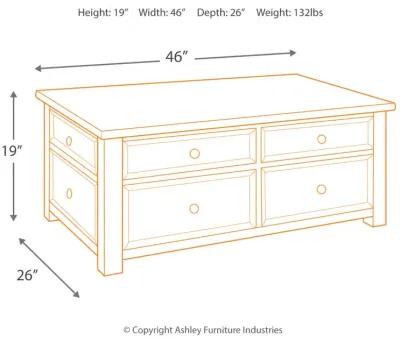 Tyler Creek Cocktail Table