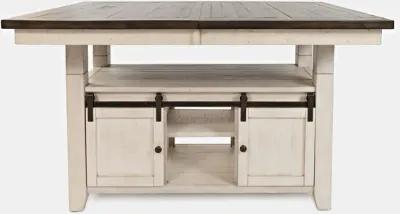 Madison County High-Low Table - White