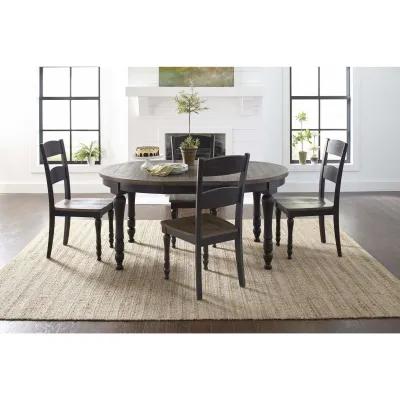 Madison County Oval Dining Set - Black