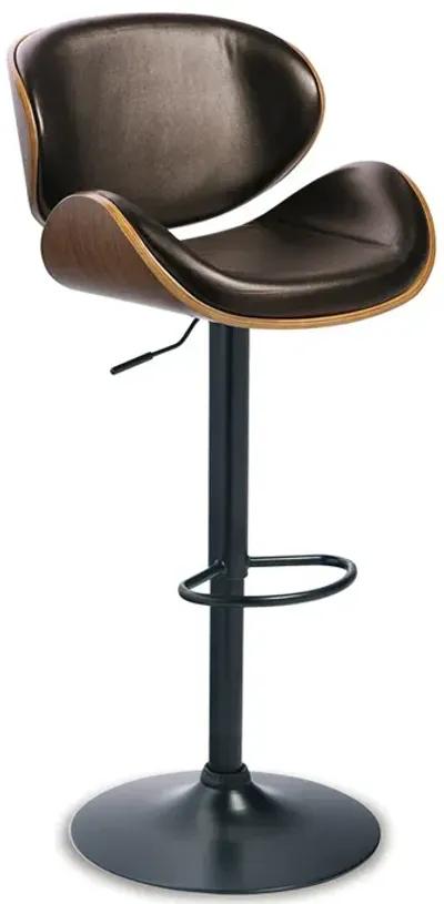 Adjustable Swivel Barstool - Black