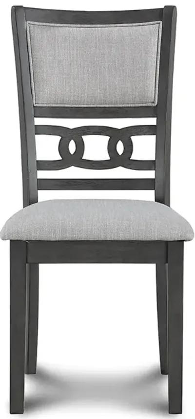 Gray Gia Round Dining Set (5pc)