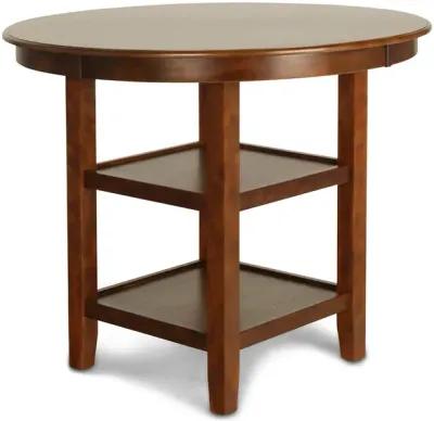 Gray Gia Round Pub Dining Set