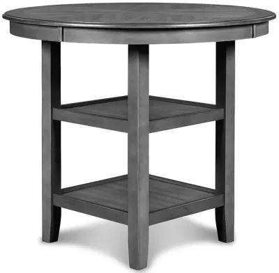 Gray Gia Round Pub Dining Set