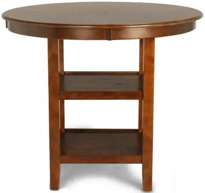 Gray Gia Round Pub Dining Set