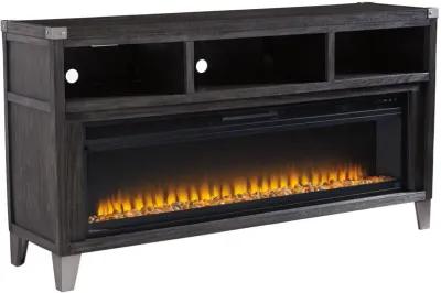 Todoe TV Stand with Fireplace