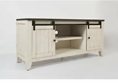 Vintage White Madison County Media Console