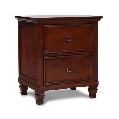 White Tamarack Nightstand