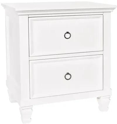 White Tamarack Nightstand