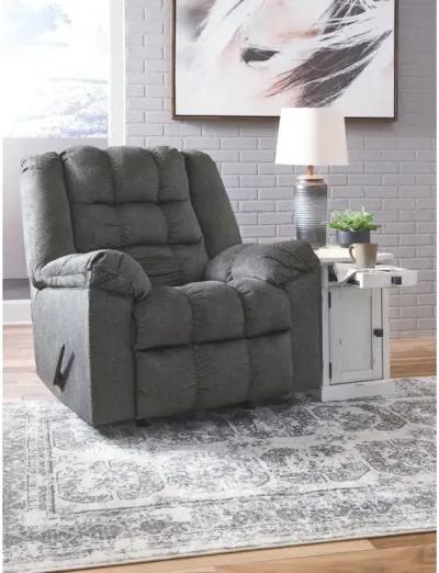 Charcoal Drakestone Heated Massage Rocker Recliner