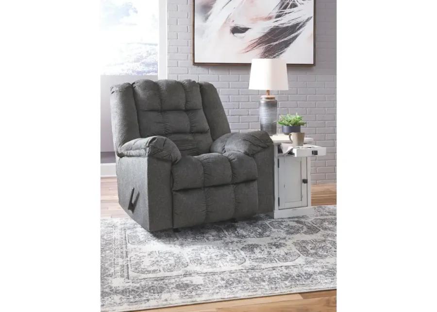 Charcoal Drakestone Heated Massage Rocker Recliner