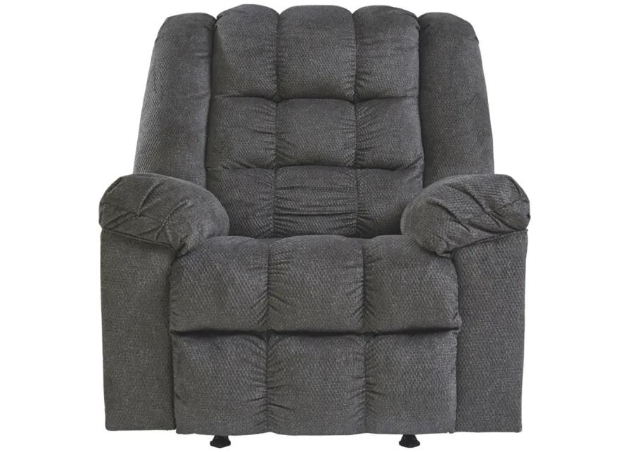 Charcoal Drakestone Heated Massage Rocker Recliner