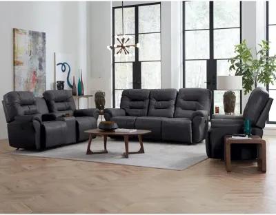 Steel Unity Leather Power Motion Sofa