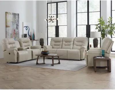 Steel Unity Leather Power Motion Sofa