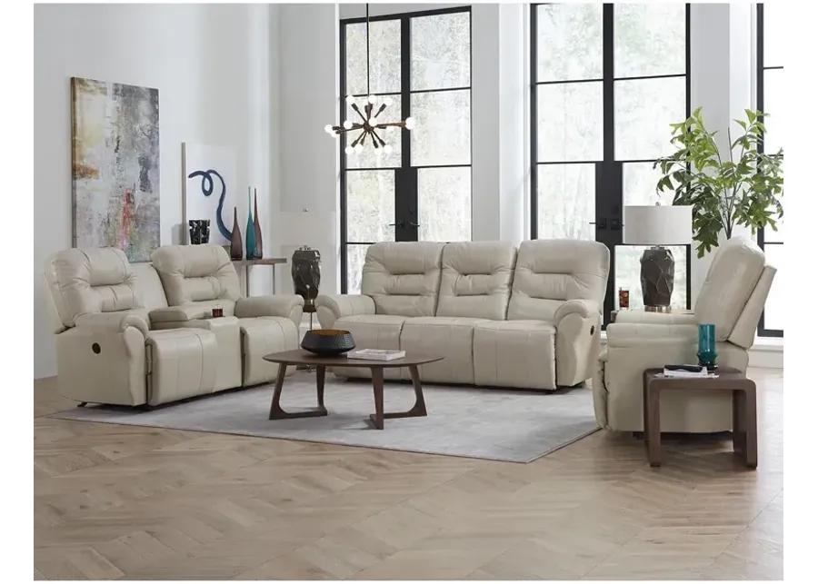 Unity Sand Unity Leather Power Console Loveseat