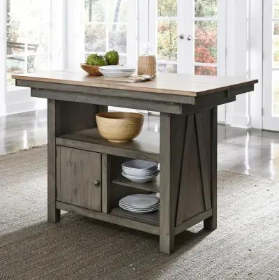 Lindsey Farm Kitchen Island with Stools