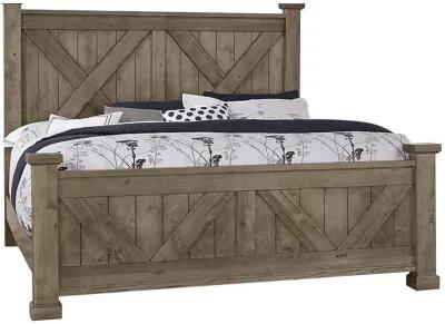 Queen Cool Rustic Bed