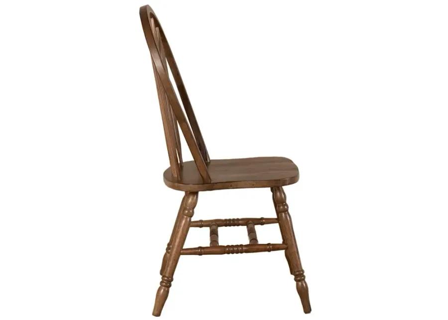 Carolina Crossing Windsor Side Chair - Honey