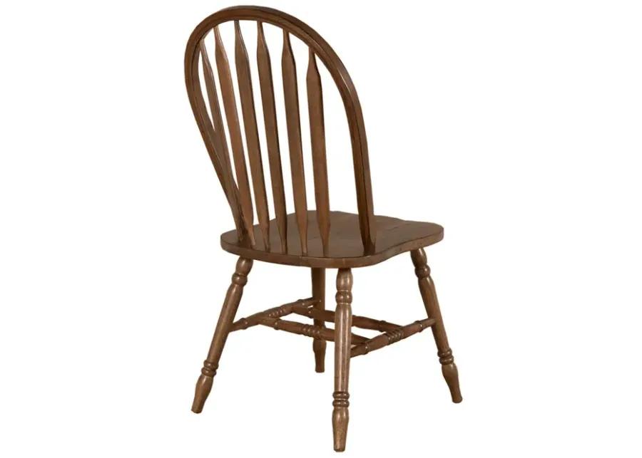 Carolina Crossing Windsor Side Chair - Honey