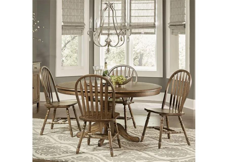 Carolina Crossing Windsor Side Chair - Honey