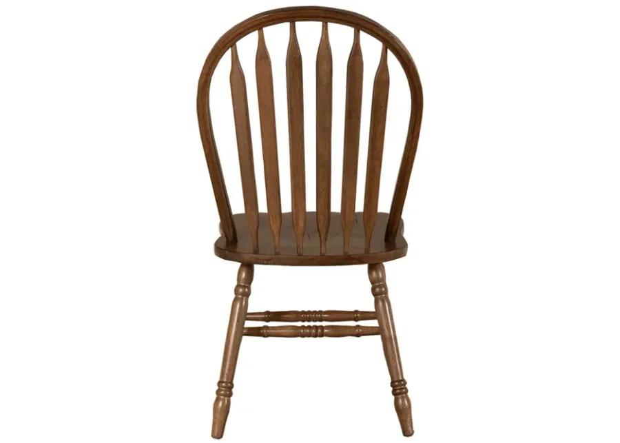 Carolina Crossing Windsor Side Chair - Honey