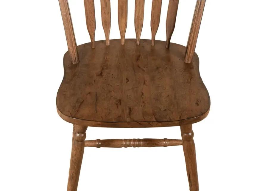 Carolina Crossing Windsor Side Chair - Honey