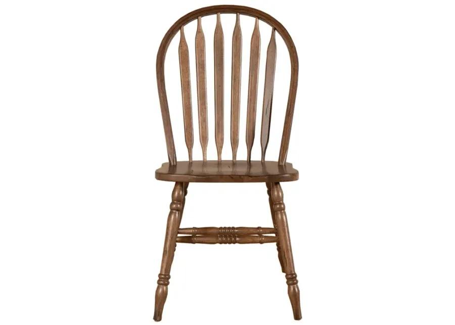 Carolina Crossing Windsor Side Chair - Honey