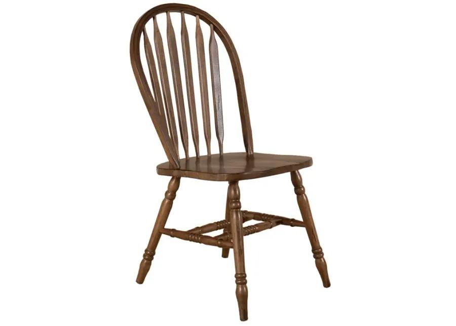 Carolina Crossing Windsor Side Chair - Honey