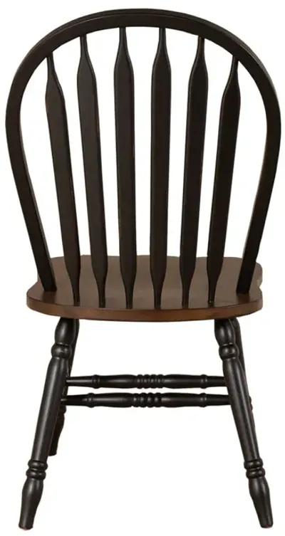 Carolina Crossing Windsor Side Chair - Black