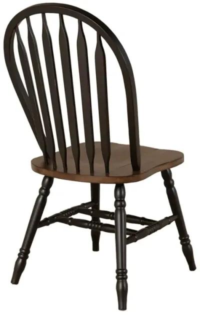 Carolina Crossing Windsor Side Chair - Black