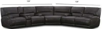 Grant Power Sectional with Console