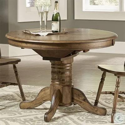 Table with Honey Chairs Carolina Crossing Dining Set